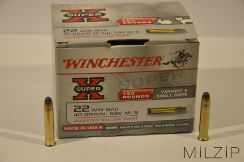 Winchester SuperX .22 WIN MAG 2,6g/40grs.